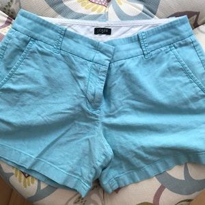 Jcrew chino shorts size 4 turquoise